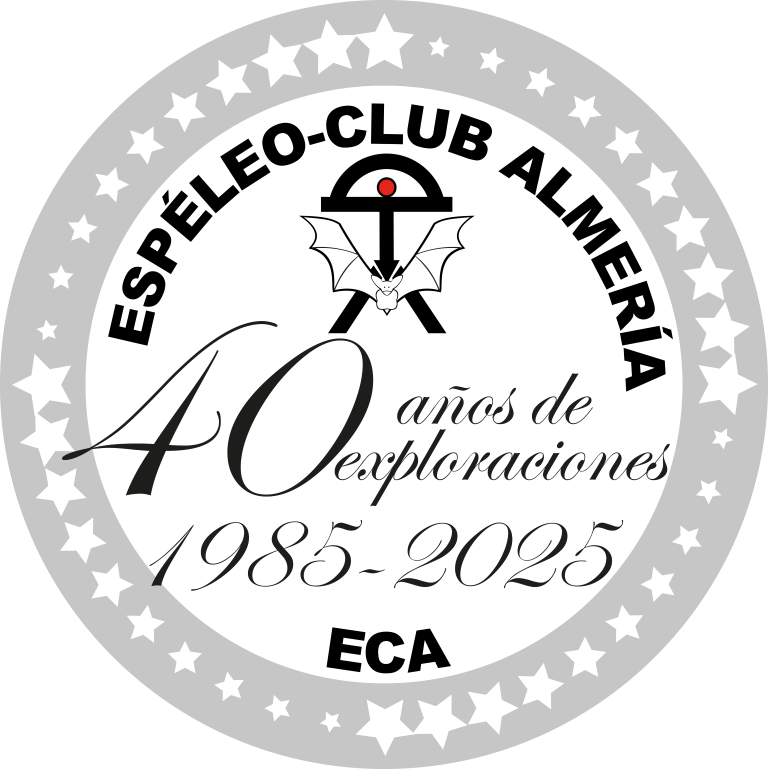 Logo Espéleo Club Almería 40 aniversario